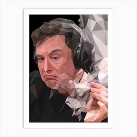 Elon Musk meme Art Print