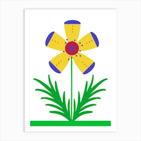 Yellow Flower Art Print