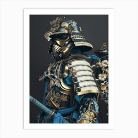 Stormtropper As A Vintagepunk Samurai 26 Art Print