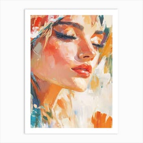 Portrait Of A Woman 99 Art Print