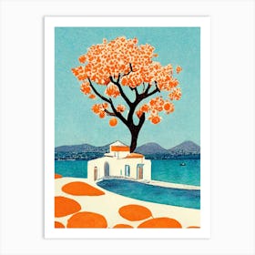 Autumn Greece Art Print