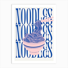 Noodle Night Art Print