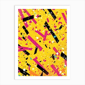 Confetti Background 1 Art Print