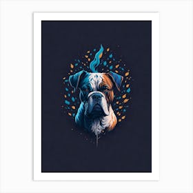 Boxer Dog Art Print