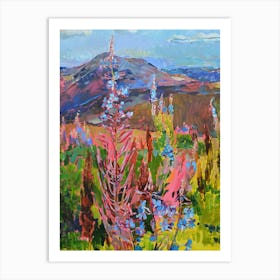 In the mountain Art Print