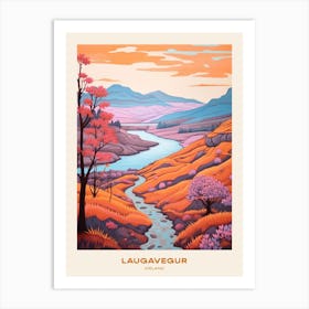 Laugavegur Iceland 2 Hike Poster Art Print