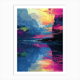 Bitmapped Beaches | Pixel Art Series Art Print