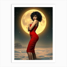 Full Moon Art Print