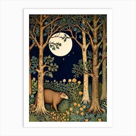 William Morris Bear In The Woods Art Print