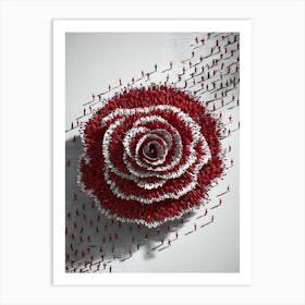 Red Rose 3 Art Print