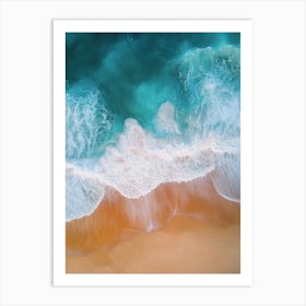 Aerial View Of The Ocean 3 Art Print