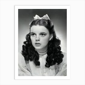 Portrait Of American Actor And Singer Judy Garland Art Print