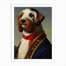 Sealyham Terrier Renaissance Portrait Oil Painting Art Print