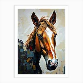 Horse Painting Art Print