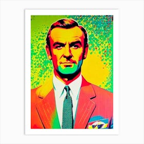 Sean Connery Colourful Pop Movies Art Movies Art Print