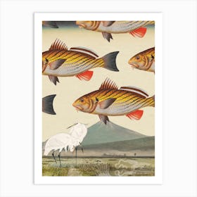 Herons Art Print