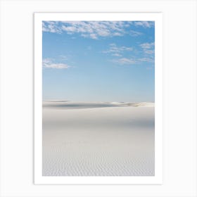 White Sands New Mexico on Film Art Print