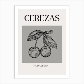 Cerezas Print-Frida&Fern Art Print