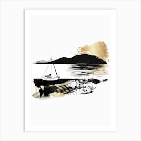 Sailboat In The Water 1 Art Print