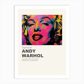 Museum Poster Inspired By Andy Warhol 4 Art Print