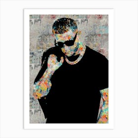 Dj Snake Abstract Art Print