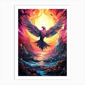 Phoenix Bird Art Print