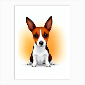 Toy Fox Terrier Illustration Dog Art Print