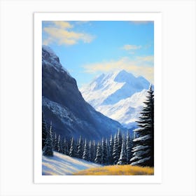 Snowy Mountains 2 Art Print