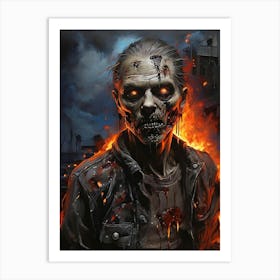 Walking Dead 1 Art Print