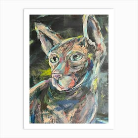 Cat Portrait Art Print