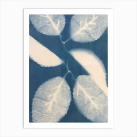 Leaves In Ink Art Print