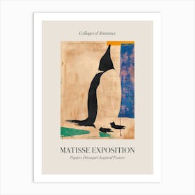 Penguin 4 Matisse Inspired Exposition Animals Poster Art Print