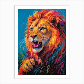 Lion Photo 1 Art Print