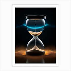 Hourglass Sand Art Print