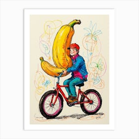 Banana Boy Art Print