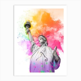Statue Of Liberty In New York City 3 Art Print