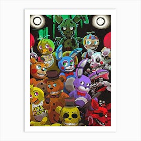 Five Nights at Freddy's Movie Art Print