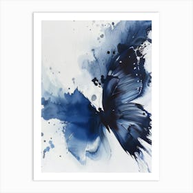 Blue Butterfly 3 Art Print