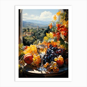 Glass Of Wine Art Print