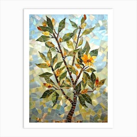 Mosaic Tree 4 Art Print