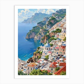 Positano 1 Art Print