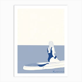 All paddle round Art Print