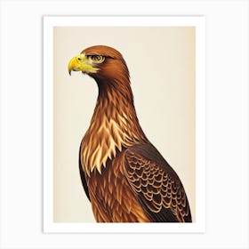 Golden Eagle James Audubon Vintage Style Bird Art Print