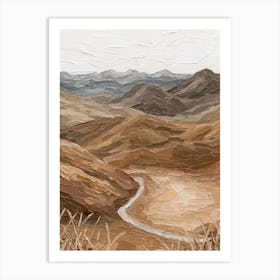 Lindis Pass Art Print