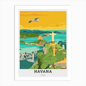 Havana, Colombia Travel Art Print