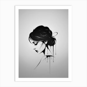 Portrait Of A Woman 2 Art Print