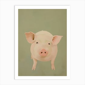 Cute Pig Art Print