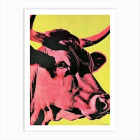 Bull By Andy Warhol Art Print