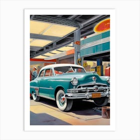 Retro Automotive Reimagined 15 Art Print