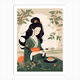 Tea Ceremony Japanese Style 12 Art Print